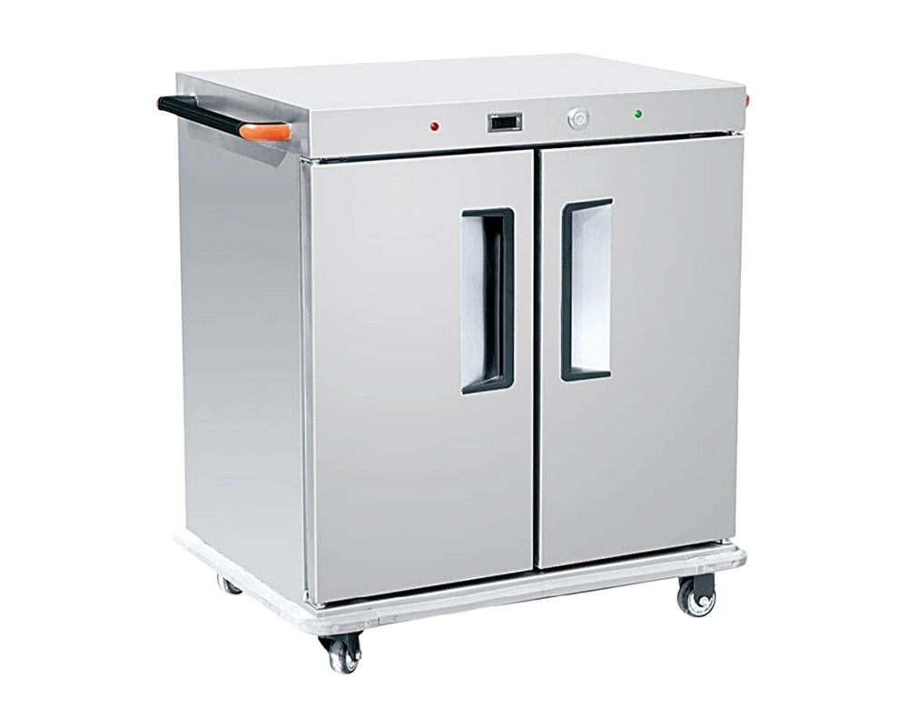 Carrello per armadietto riscaldato per alimenti orizzontali per piccoli banchetti/casa-A